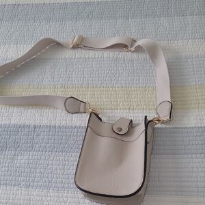 Light Beige Crossbody Bag